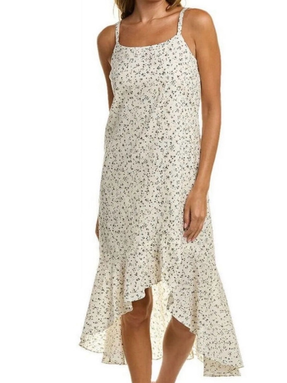 Vince Camuto Cream Oasis Birch High-Low Cami Dress NWT size large